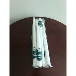 Hearthside White 12 Inch Taper Candles Pack Of 12